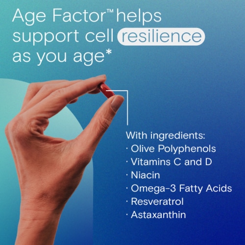 One A Day® Age Factor™ Cell Defense Softgels Perspective: left