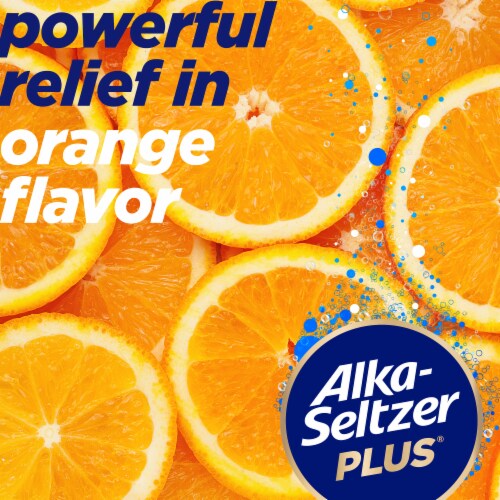 Alka-Seltzer Plus® Cold & Flu Orange Flavor Fizzy Chews Perspective: left