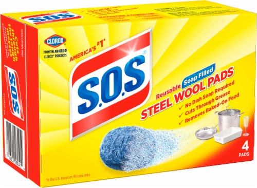 S.O.S Steel Wool Soap Pads Perspective: left