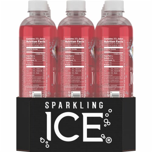 Sparkling Ice® Strawberry Watermelon Sparkling Water Perspective: left
