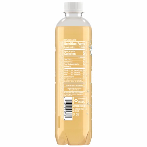 Sparkling Ice® Ginger Lime Flavored Sparkling Bottled Water Perspective: left