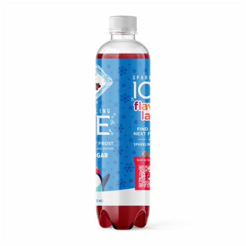 Sparkling Ice® Cranberry Frost Flavored Sparkling Bottled Water Perspective: left