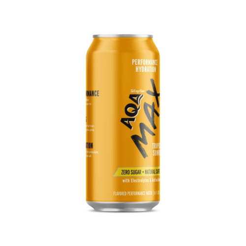 Talking Rain Elevate Mango Fusion Flavored Performance Water Perspective: left