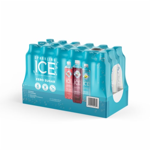 Sparkling Ice Blue Variety Pack Zero Sugar Sparkling Water Perspective: left