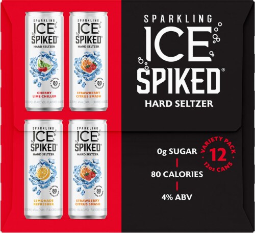 Sparkling Ice Seltzer Hard Seltzer Variety Pack Perspective: left