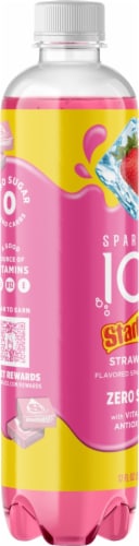 Sparkling Ice® Starburst™ Strawberry Flavored Sparkling Water Perspective: left