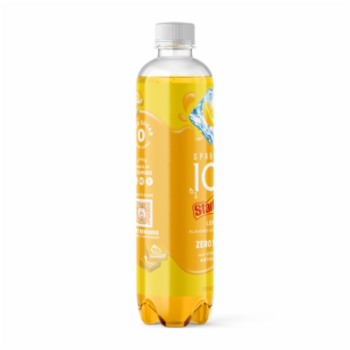 Sparkling Ice® Starburst™ Lemon Flavored Sparkling Water Perspective: left