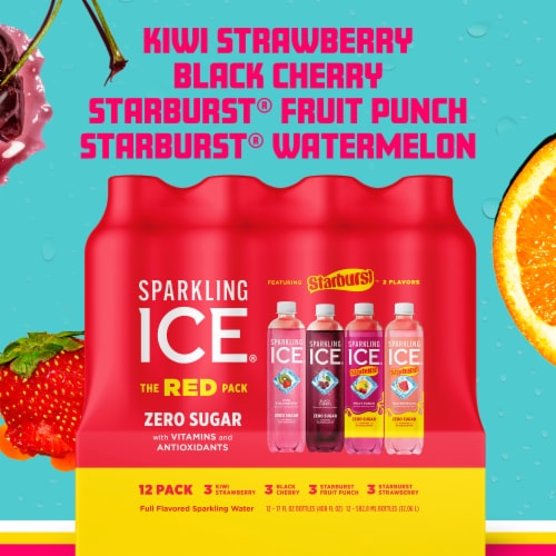 Sparkling Ice® Starburst Red Variety Pack Perspective: left