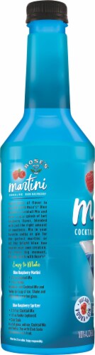 Rose's Blue Raspberry Martini Cocktail Mix Perspective: left