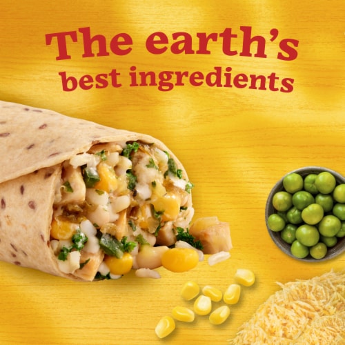 Sweet Earth Vegetarian Salsa Verde Chik'n Burrito Perspective: left
