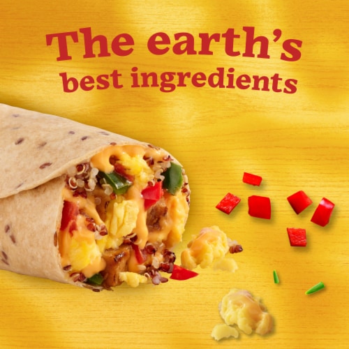 Sweet Earth Protein Lover's Vegetarian Frozen Breakfast Burrito Perspective: left