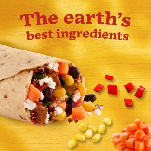 Sweet Earth Vegetarian The Peruvian Burrito Perspective: left