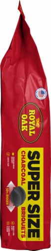 Royal Oak® Super Size™ Charcoal Briquets Perspective: left