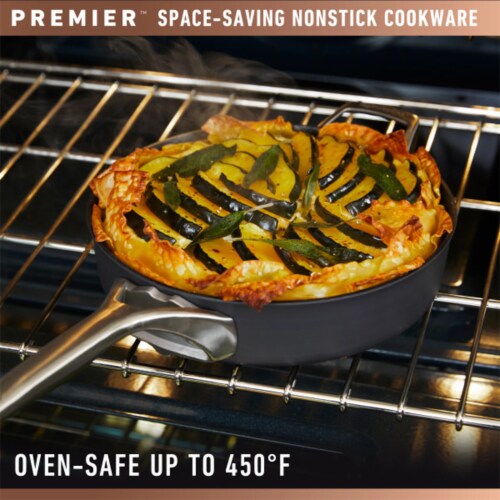 Calphalon Premier Space Saving 5 Quart Hard-Anodized Nonstick Dutch Oven  w/Lid, 1 Piece - Kroger