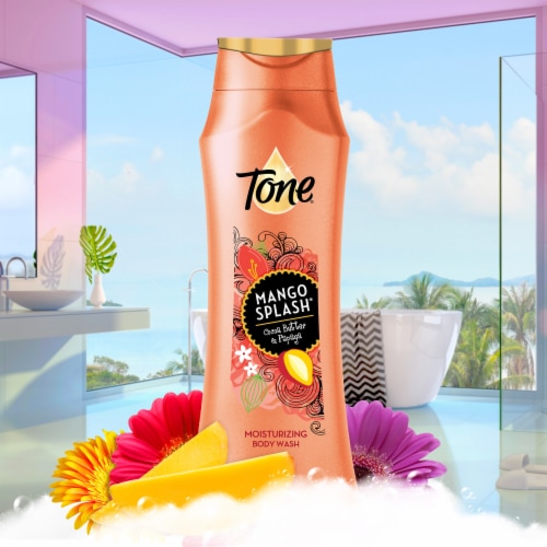 Tone Mango & Cocoa Butter Moisturizing Body Wash Perspective: left