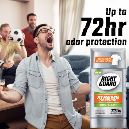 Right Guard® Xtreme Defense Fresh Blast Deodorant Stick Perspective: left