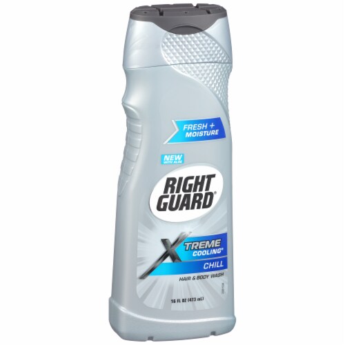 Right Guard Xtreme Cooling Hair & Body Wash Perspective: left