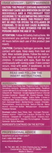 Schwarzkopf Keratin Color 4.6 Intense Cocoa Permanent Hair Color Kit Perspective: left