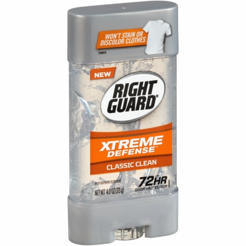 Right Guard® Xtreme Defense Classic Clean Deodorant Perspective: left