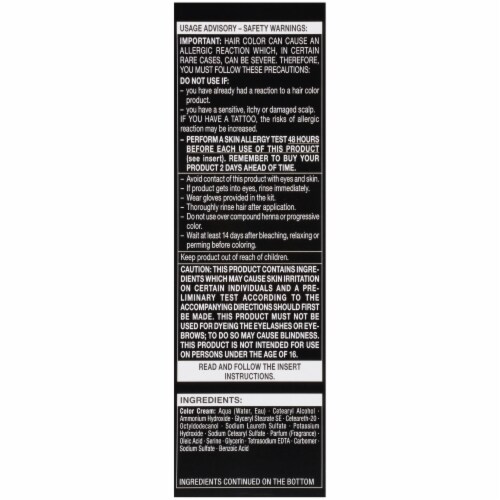 Schwarzkopf® Keratin Color Honey Blonde Permanent Hair Color Perspective: left