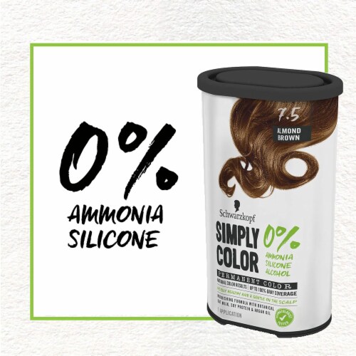 Schwarzkopf Simply Color 1.0 Jet Black Hair Color Perspective: left