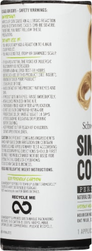 Schwarzkopf Simply Color 9.0 Light Blonde Hair Color Perspective: left