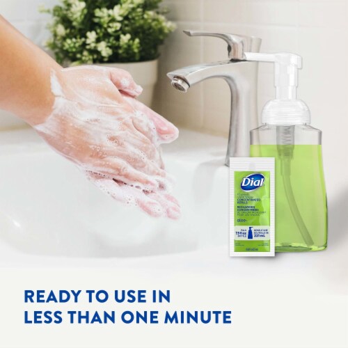 Dial® Aloe Scent Concentrated Foaming Hand Wash Refill Perspective: left