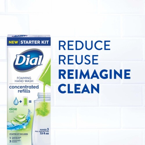Dial® Aloe Foaming Hand Wash Concentrate Refils Perspective: left