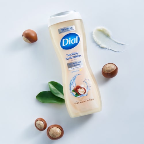 Dial® Healthy Hydration Body Wash - Shea Butter Perspective: left
