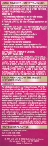 Schwarzkopf Keratin Root Bond Enforcing System Hair Color Kit - Black Perspective: left