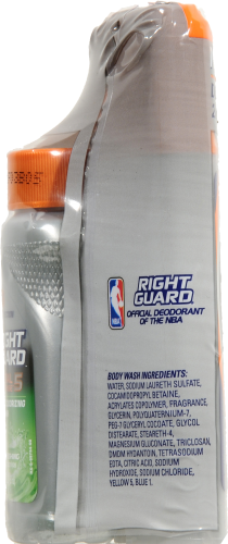 Right Guard Total Defense 5 Fresh Wash Deodorant Perspective: left