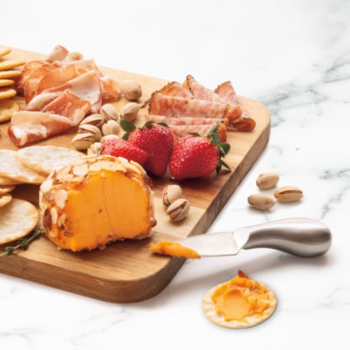 Kaukauna Sharp Cheddar Spreadable Cheese Ball Perspective: left