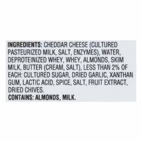 Kaukauna Garlic & Herb Cheese Spread with Almonds 6 oz Perspective: left