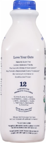 Lifeway Blueberry Organic Probiotic Low Fat Kefir Drink Perspective: left