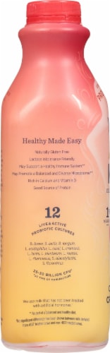 Lifeway Cranberry Crème Brulee Probiotic Low Fat Kefir Drink Perspective: left
