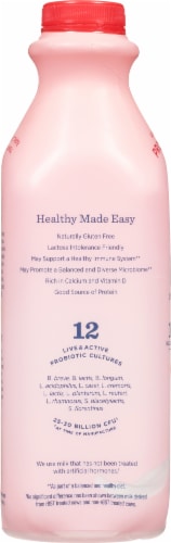 Lifeway Strawberry Probiotic Low Fat Kefir Drink Perspective: left