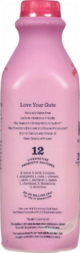 Lifeway® Raspberry Probiotic Low Fat Kefir Drink Perspective: left