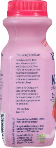 Lifeway Mixed Berry Probiotic Low Fat Kefir Drink Perspective: left