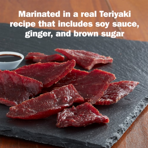 Jack Link's® Teriyaki Beef Jerky Perspective: left