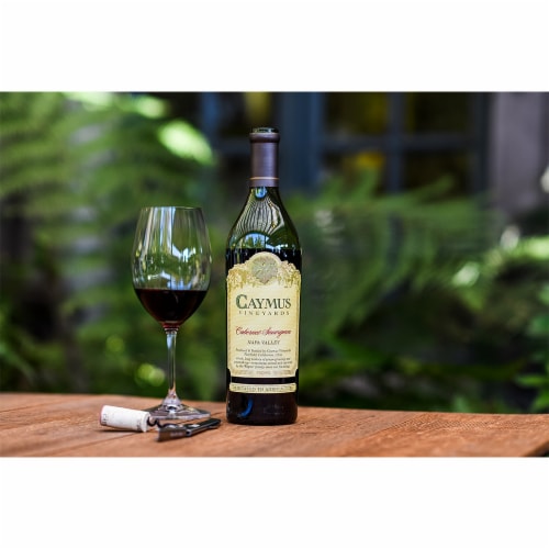 Caymus Vineyards Cabernet Sauvignon California Red Wine Perspective: left