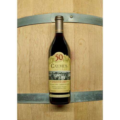Caymus Vineyards Cabernet Sauvignon California Red Wine Perspective: left