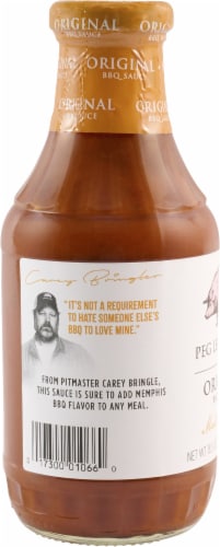 Peg Leg Porker Original BBQ Sauce Perspective: left