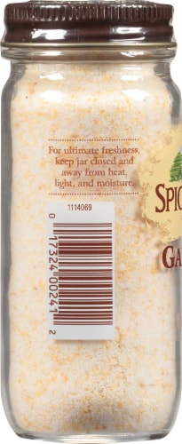 Spice Islands Garlic Salt Shaker Perspective: left