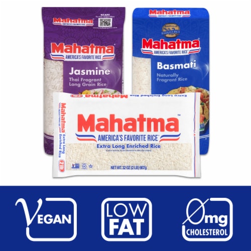 Mahatma Thai Jasmine Long Grain Rice Perspective: left