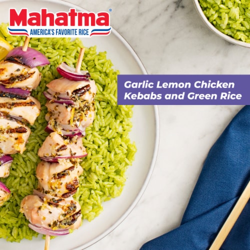 Mahatma Gluten-Free Extra Long Grain White Rice Perspective: left