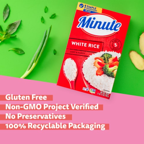 Minute® Gluten-Free Instant White Rice Perspective: left