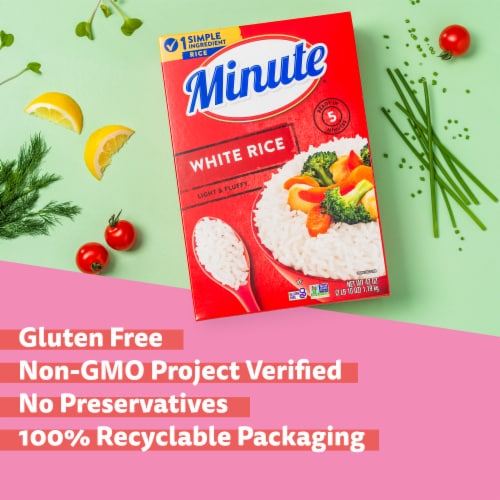Minute Gluten-Free Instant White Rice Perspective: left