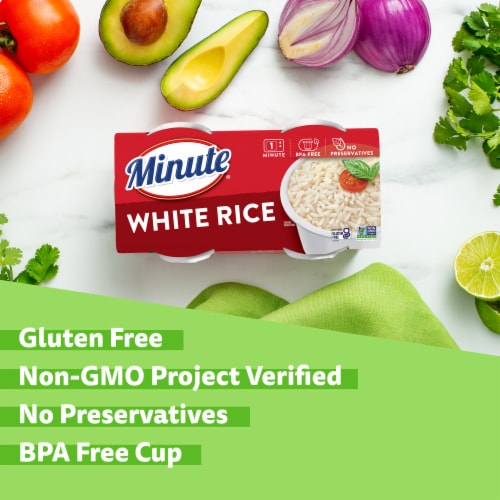 Minute® Gluten Free Ready to Serve White Rice Perspective: left