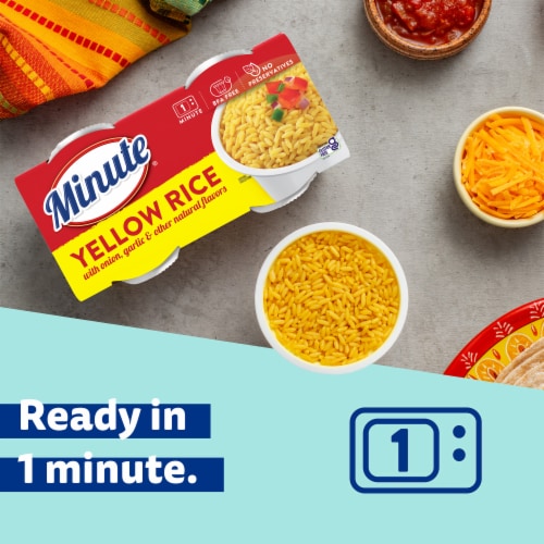 Minute® Gluten-Free Ready to Serve Yellow Rice Perspective: left