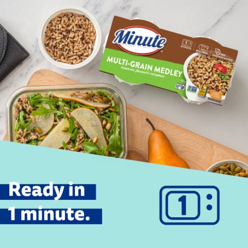Minute® Gluten-Free Ready to Serve Multi-Grain Rice Medley Perspective: left